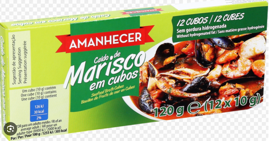 Amanhecer Seafood Broth Cubes 